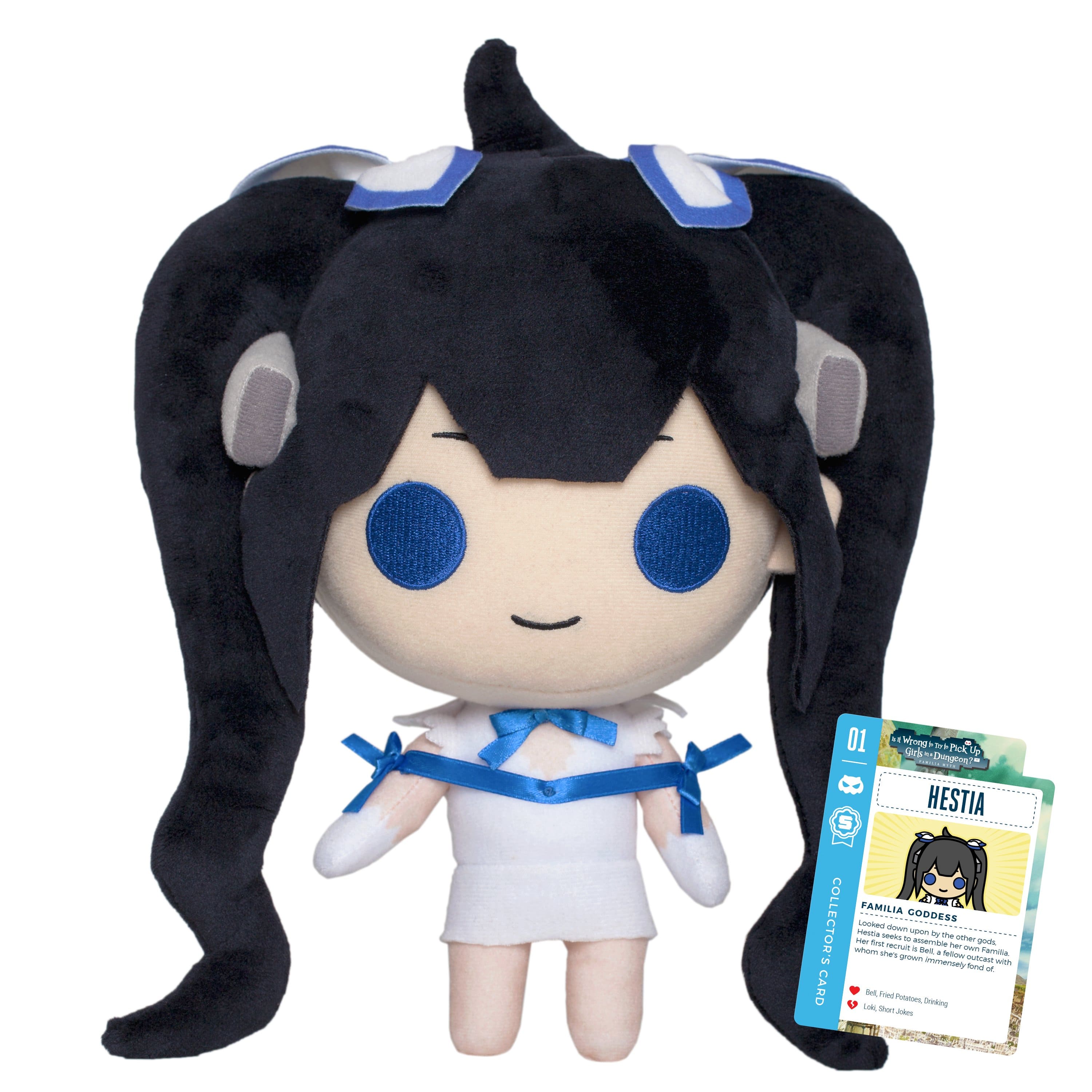 Is It Wrong To Try To Pick Up Girls In A Dungeon? - Hestia Collector's Plush Front with Collector's Card