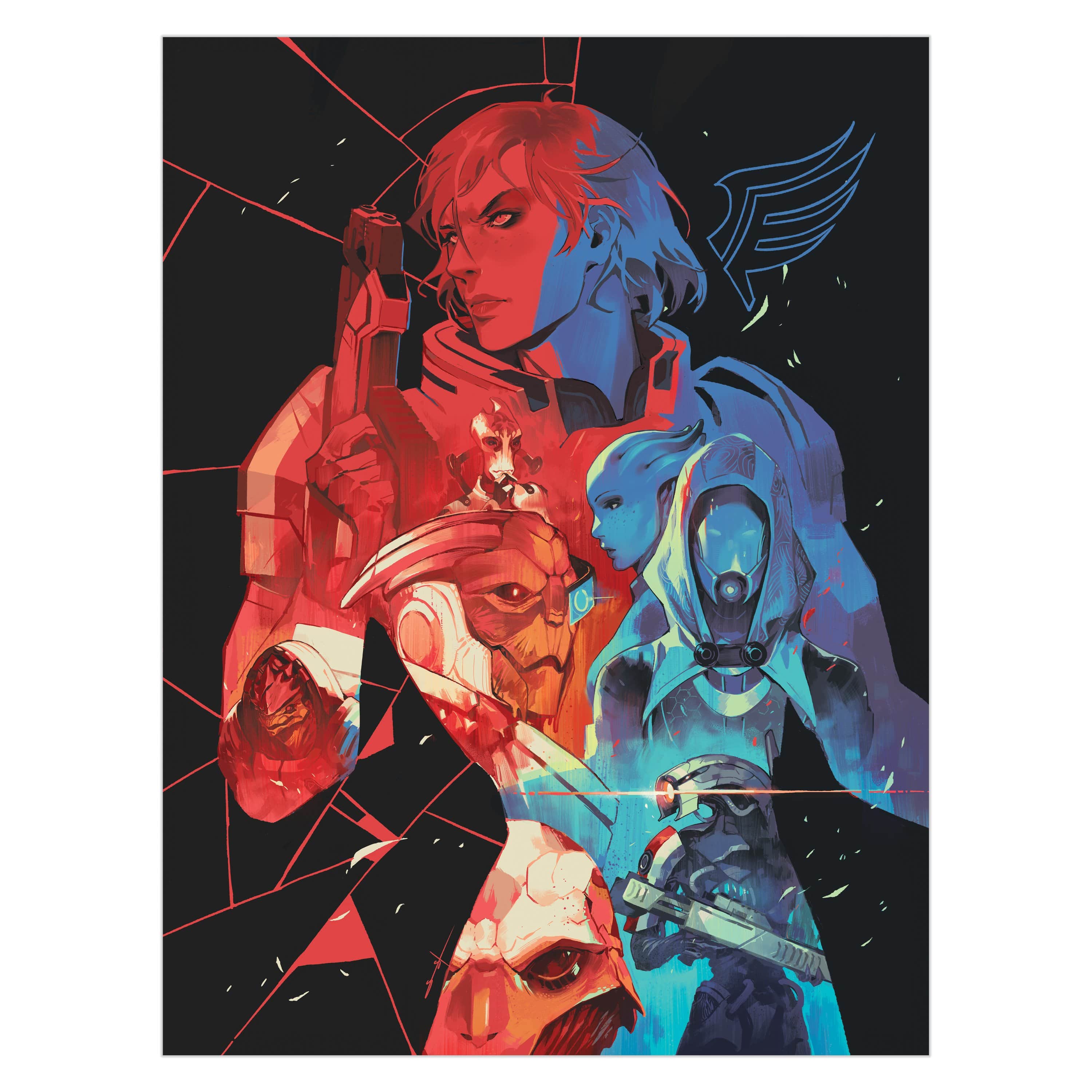Mass Effect - Limited Edition Shepard Legendary Art Print SIGNED