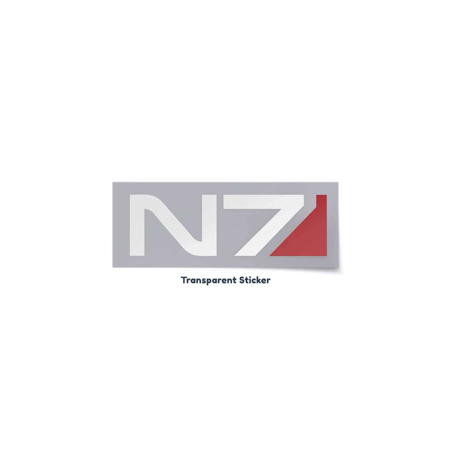Mass Effect - N7 Emblem Transparent Sticker