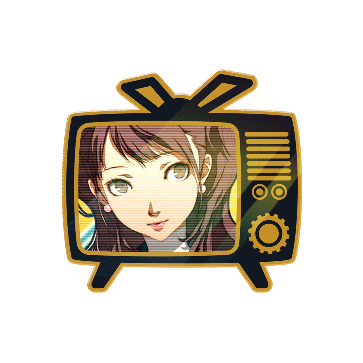 Persona 4 - Midnight Channel Lenticular Pins