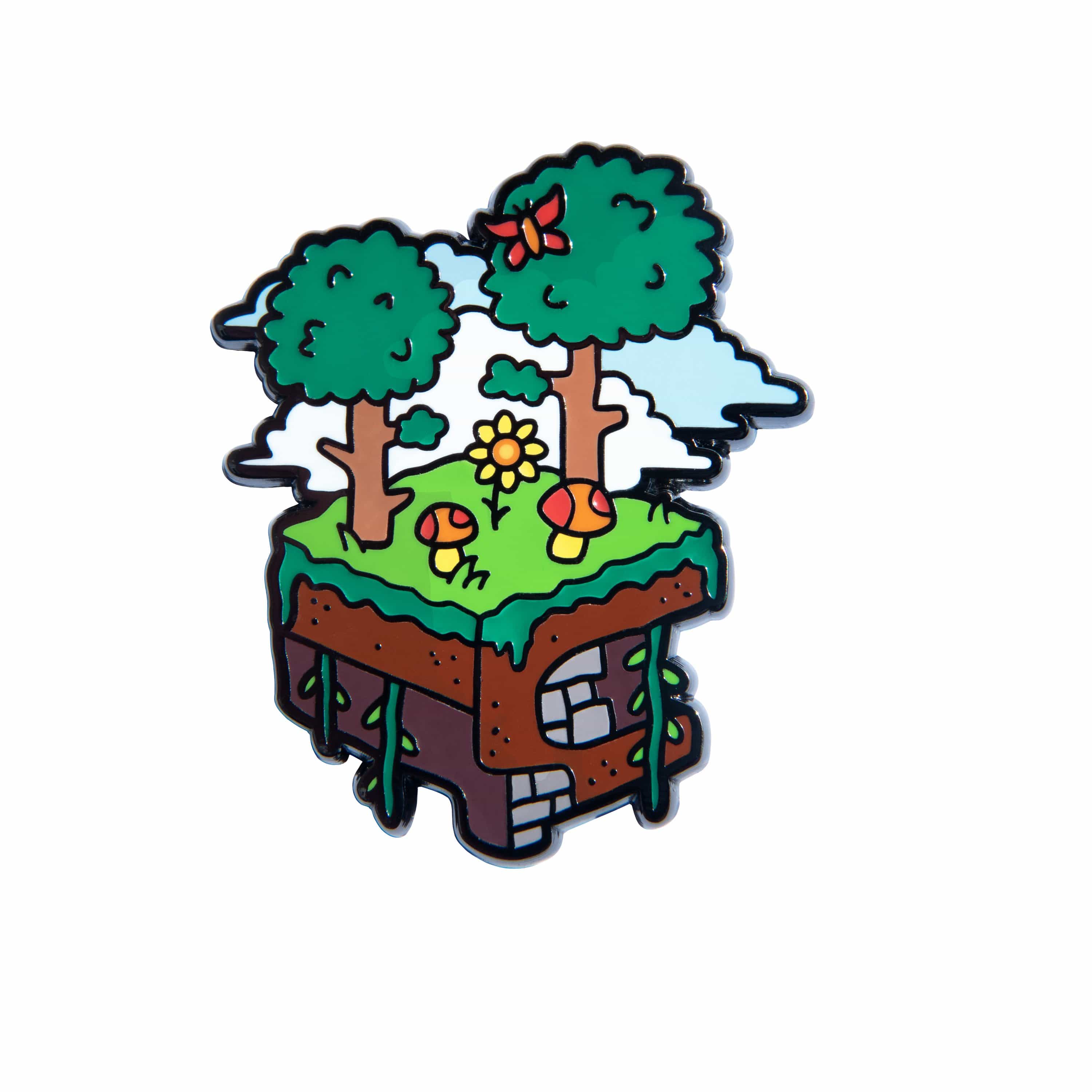 Terraria - Forest Biome Color Coated Enamel Pin