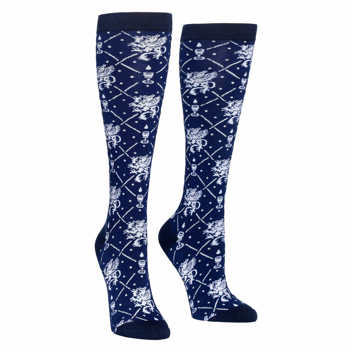 Dragon Age - Grey Warden Combed Cotton Blend Knit Knee Socks🐲