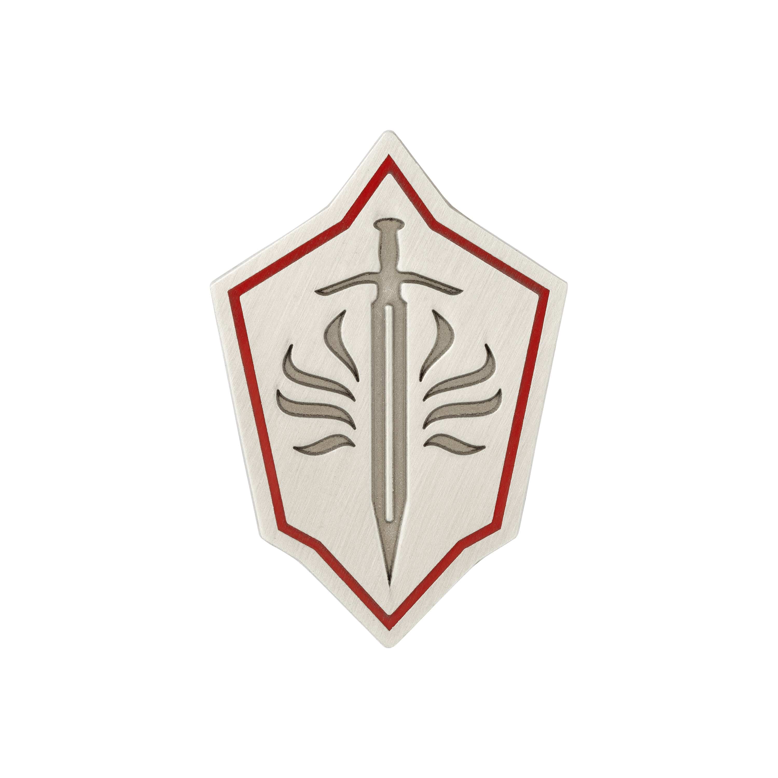 Dragon Age - Templar Crest Silver Plated Enamel Pin