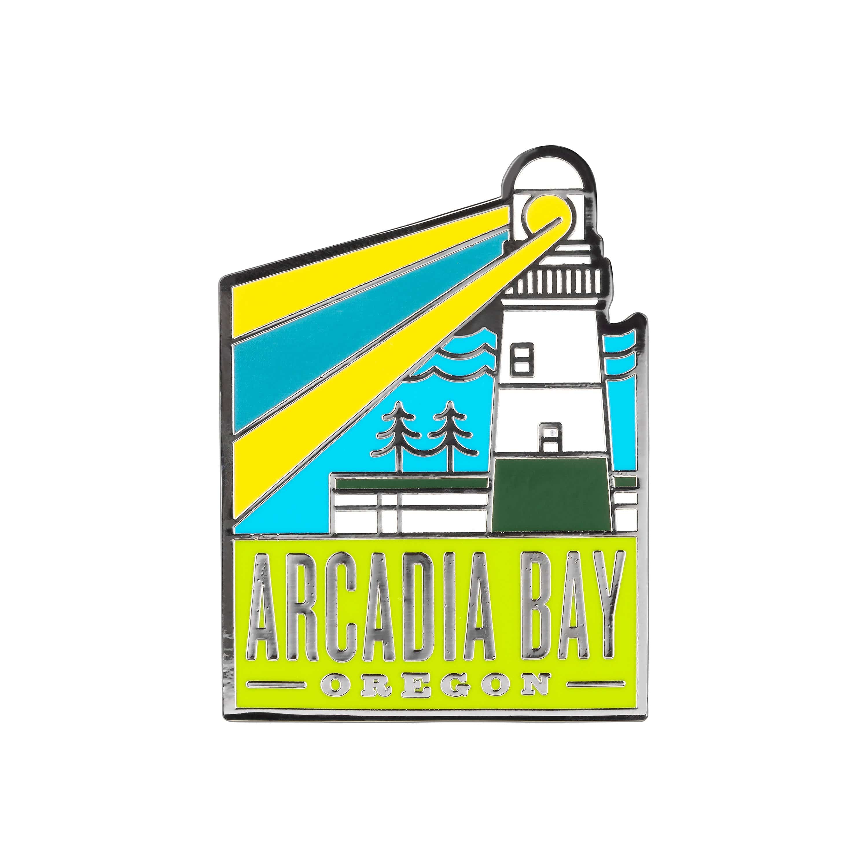 Life Is Strange - Arcadia Bay Tourist Silver Plated Enamel Pin