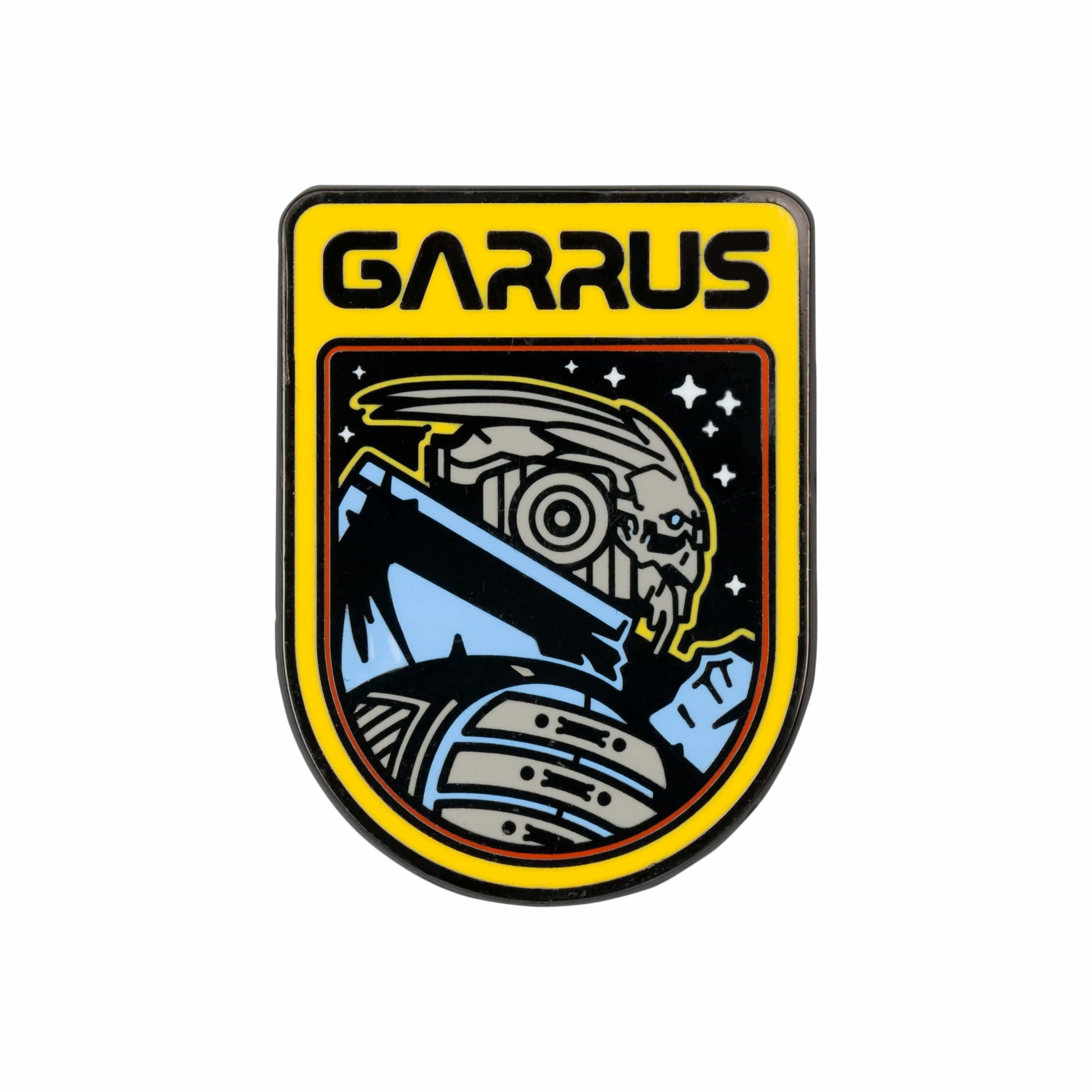 Mass Effect - Garrus Retro Silver Plated Enamel Pin