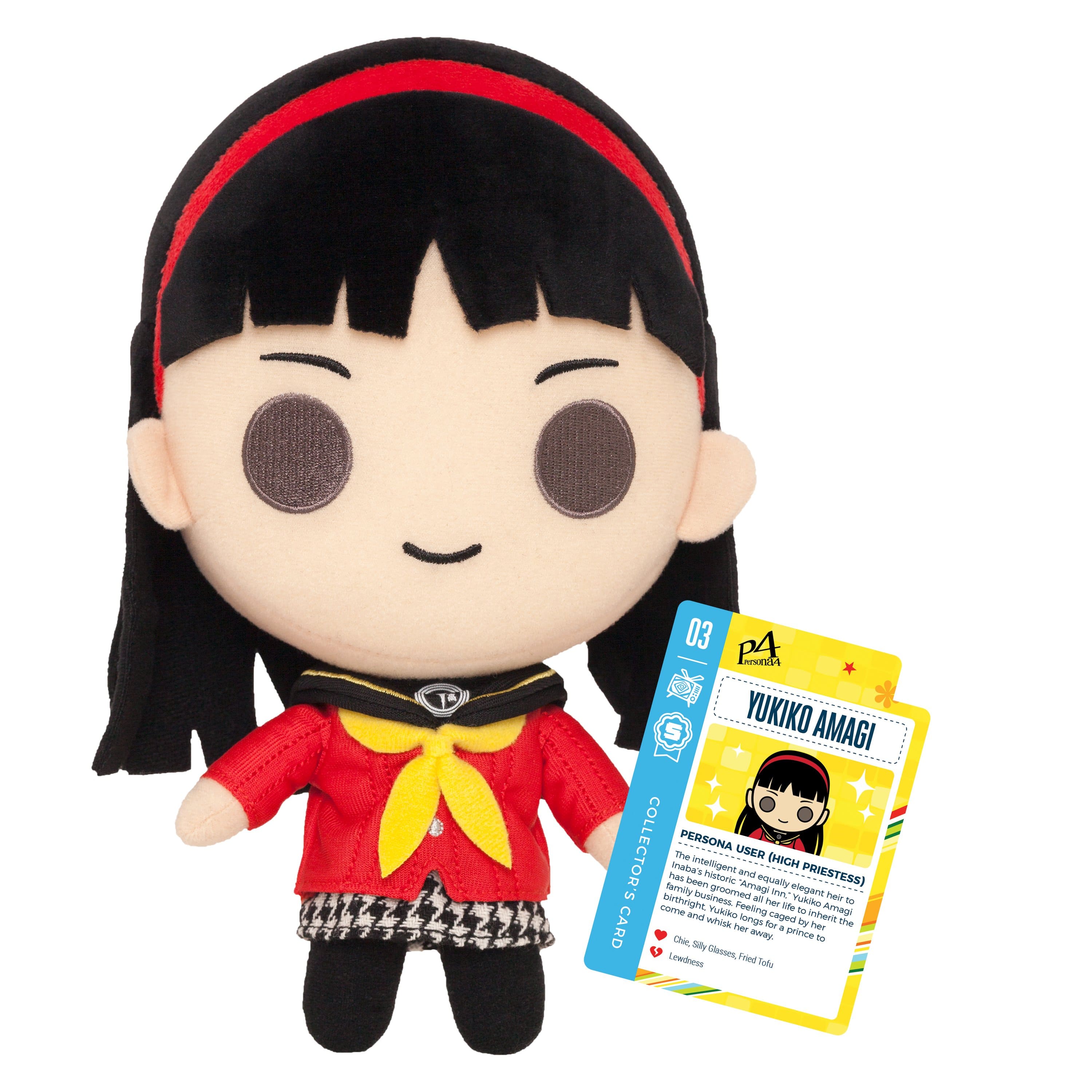 Persona 4 - 10" Yukiko Amagi Collector's Stuffed Plush With Collector's Card