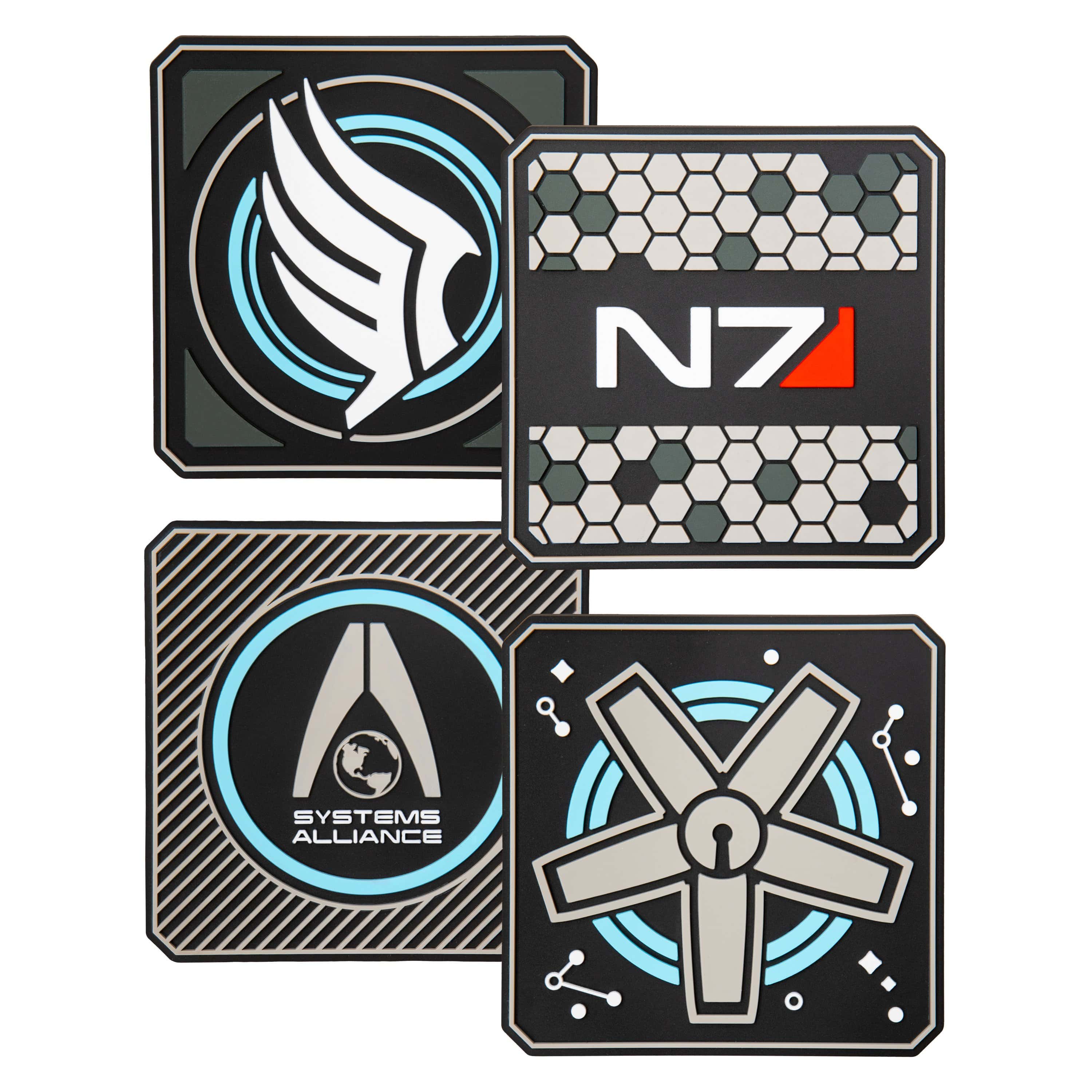 thumbnail image 2 of N7 Logo Mass Effect Game Alliance Special Forces Patch – Iron On Or Sew On, Cloth 2 of 6