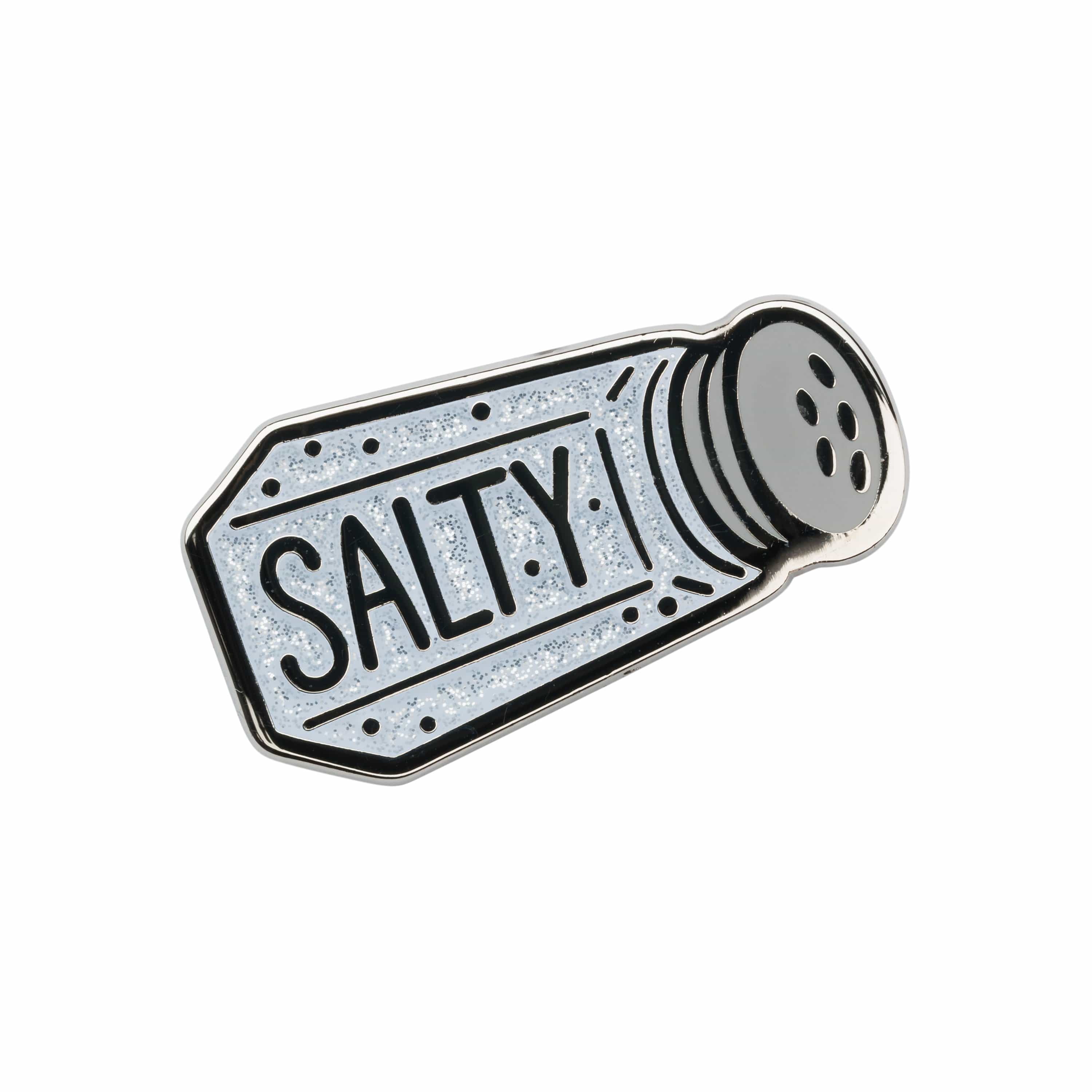 Sanshee - Salty Silver Plated Enamel Pin