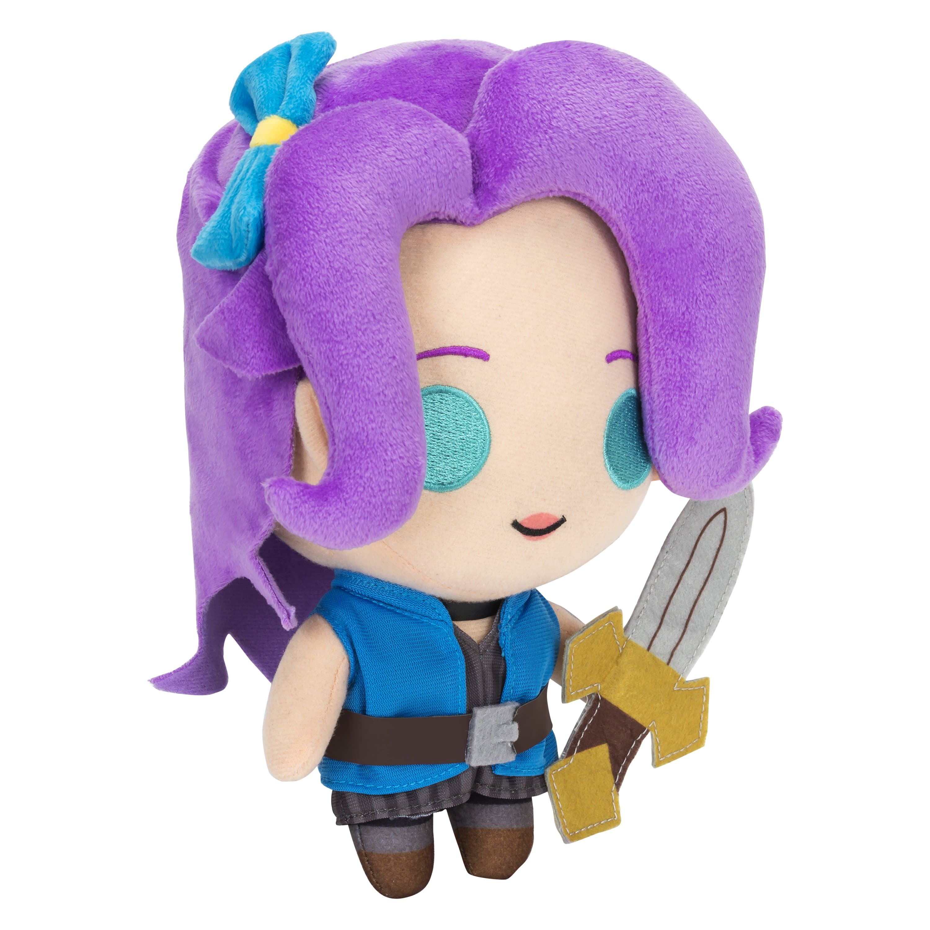 Stardew Valley - 10" Abigail Collector's Stuffed Plushie Side View